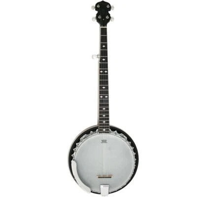 Stagg Deluxe 5 String Bluegrass Banjo W/Resonator & 30 Bracket Hooks #BJM30DL - Image 1 of 4