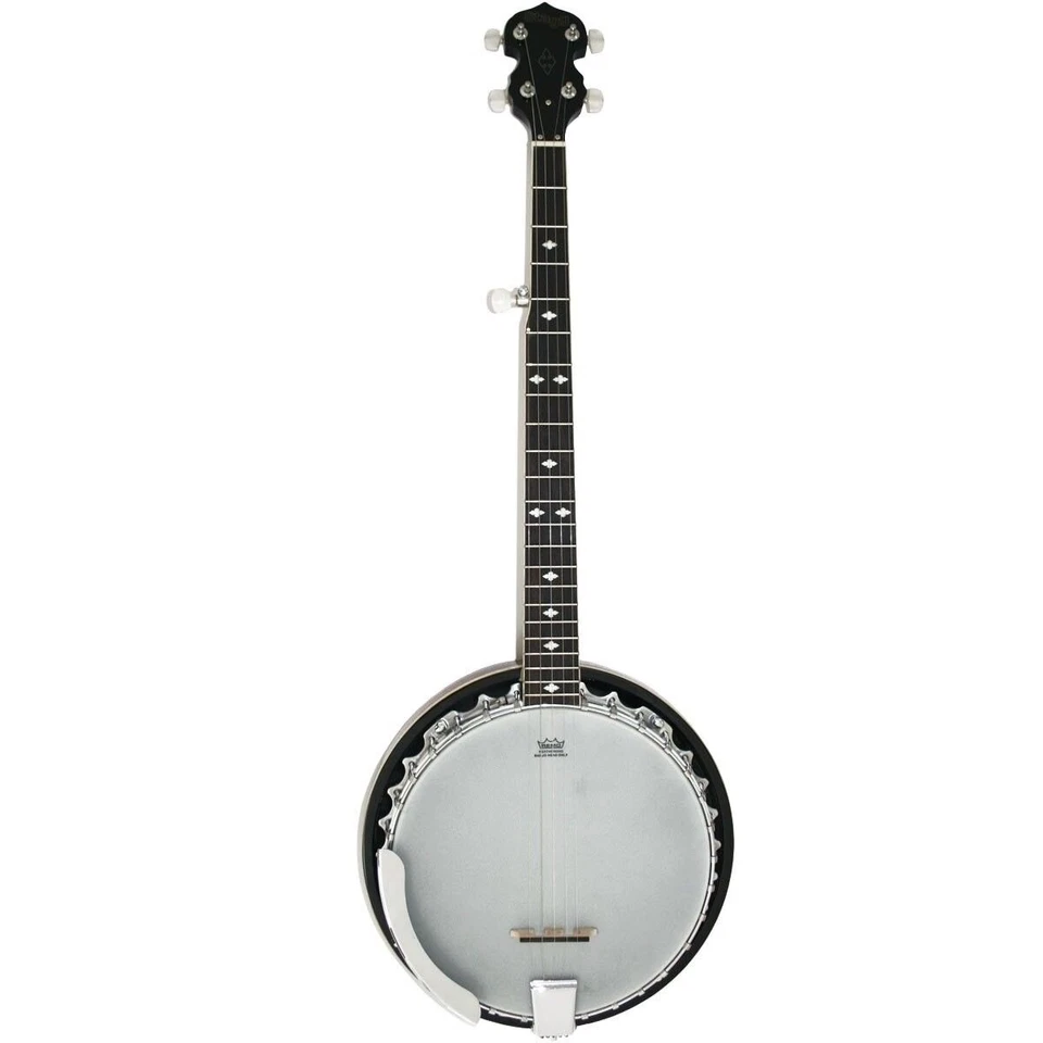 Stagg Deluxe 5 String Bluegrass Banjo W/Resonator & 30 Bracket Hooks #BJM30DL - Image 1 of 4