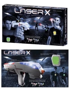 LASER X Real Life Laser Tag Game Experience - 2 Blasters + 2 Chalecos - NUEVO - Imagen 1 de 7