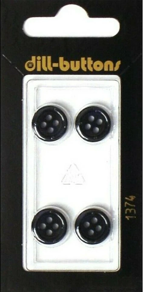 Dill Buttons ~ (1374) - 7/16" - 4 ct - Image 1 of 1