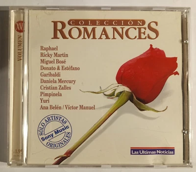 COLECCION ROMANCES VOL. XVII, FEAT. ANA BELEN / RICKY MARTIN, 1998 CHILEAN CD - Image 1 of 3