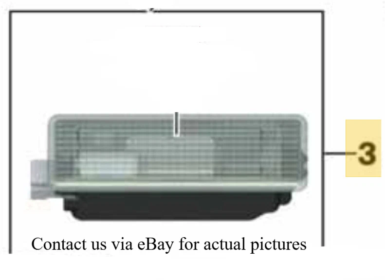 Luz domo interior BMW 520i 2011-2016 usada OEM 63316972605 Foto 1 de 4