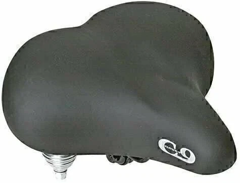 Sillín de asiento de bicicleta Cloud 9 anatómico de espuma negra con resorte suave Cruiser Foto 1 de 1