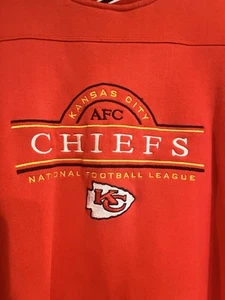 Vintage Kansas City Chiefs Pro Player Sweatshirt Crewneck Size XL NFL - Picture 1 of 5