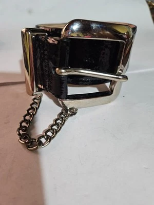 Cintura vintage dolce gabbana nera simil vernice - Immagine 1 di 4