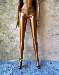 BQ-GLIMMER – Metallic Bronze Leggings for 12.5" 1/6 Scale Fashion Dolls - Picture 1 of 4
