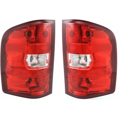 For Chevy Silverado 2500 HD Tail Light 2007-2010 Driver & Passenger Pair DOT Foto 1 de 4