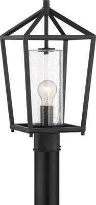 Nuvo Lighting 60/6595 Hopewell 18" de altura poste de cabeça única externo - Preto - Imagem 1 de 4