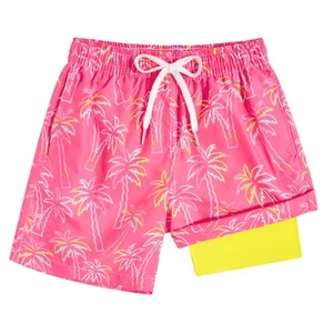 Blue Swim Trunks Boys Size 8 Years Compression Boxer Liner Shorts Swimming Ba... - Picture 1 of 5