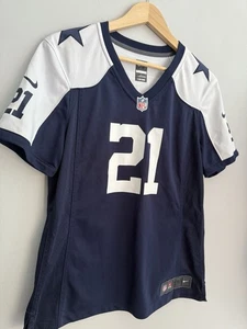 Camiseta para mujer Nike NFL On Field Dallas Cowboys Ezekiel Elliott #21 talla L” - Imagen 1 de 10