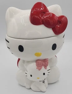 Hello Kitty & Charmmy Kitty Ceramic Cookie Jar New - Picture 1 of 5