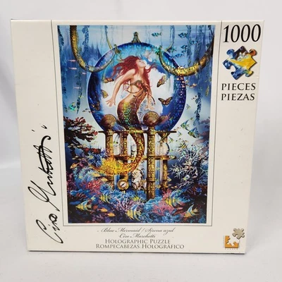 New Sealed LPF Holographic Puzzle "Blue Mermaid" by Ciro Marchetti 1000 pc - Image 1 of 4