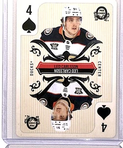 2024-25 O=Pee-Chee Playing Caard Leo Carlsson Anaheim Ducks - Picture 1 of 2