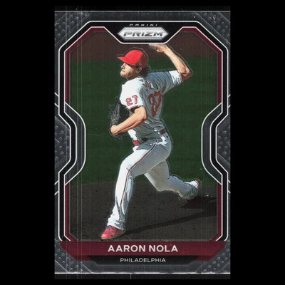 Aaron Nola #147 2021 Panini Prizm Philadelphia Phillies Baseball Card MLB - Image 1 of 3