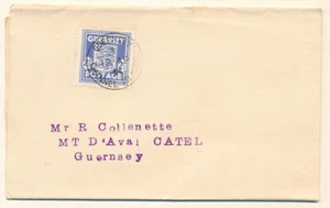 GUERNSEY - UK - FDC 12th April 1944 2.5d - on folder paper - Picture 1 of 1