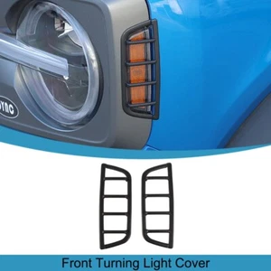 Front Side Turning Light Lamp Guard Protection Cover Trim for Ford Bronco 21-24 - Picture 1 of 12