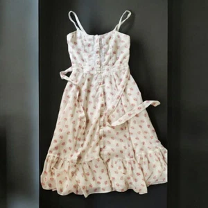 Vintage Gunne Sax by Jessica McClintock Dress Size 7 rose pattern  - Picture 1 of 6