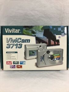 (NEW) Vivitar ViviCam 3713 Camera Set 4x Zoom ~ 3 Mega Pixel 1.5” LCD Web Cam
