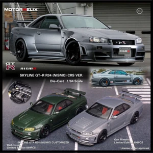 Motorhelix MH 1:64 Skyline GT-R Mk5 R34 Nismo Z-Tune Diecast Model Car - Bild 1 von 11