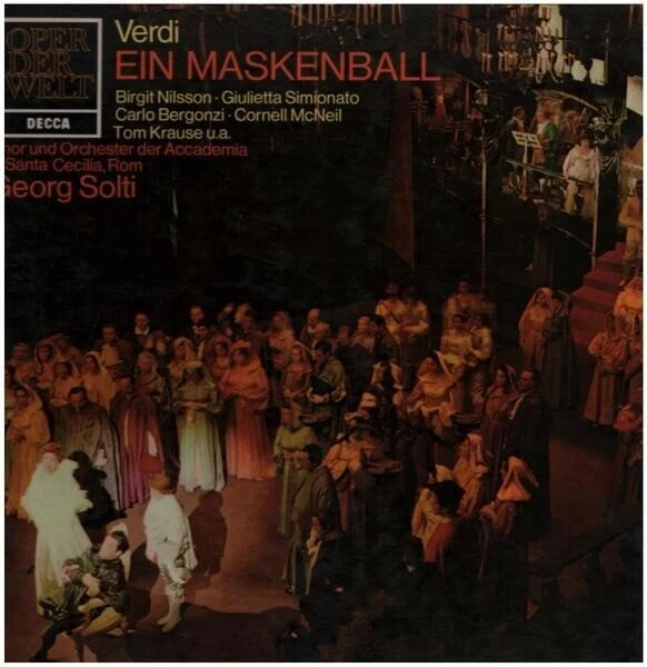 LP-BOX Verdi Ein Maskenball, Solti, Accademia di Santa Cecilia, Rom decca - Bild 1 von 1