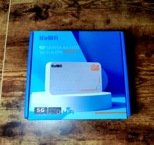 5G Router w Sim Card Slot Unlocked, AX3600 WiFi-6 Modem Indoor/Outdoor 802.11ax - Picture 1 of 10