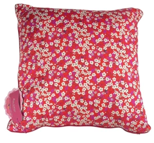 Almohada Liberty of London Alice Caroline rojo rosa terciopelo inserto trasero NUEVO - Imagen 1 de 9