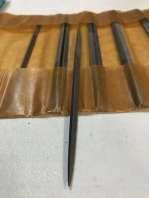 3 1/2" Die Sinker Three Square Precision File 0 Cut New Vallorbe-Glard-Nicholson - Image 1 of 4