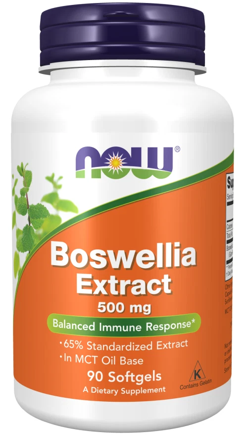 Now Foods Boswellia Extract 500 MG Softgels 90 Count