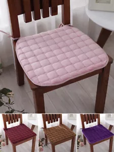 Stuhlsitzkissen Zum Anbinden An Schlichten Garten- Esszimmer- Küchen- Und/s - Bild 1 von 22