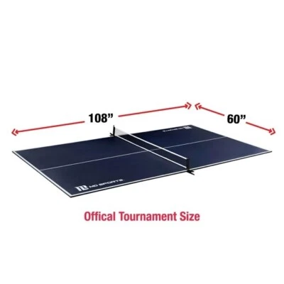 Ping Pong/ Table Tennis Conversion Top Official Tournament Size TABLE TOP ONLY