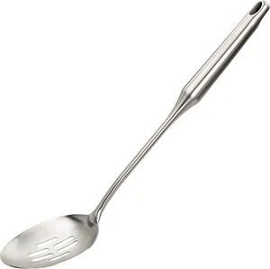 Edelstahl Kochlöffel mit Schlitzen, großes Metall Kochsieb Utensil für Coo - Bild 1 von 12