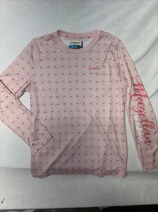 Magellan Outdoors Fish Gear Long Sleeve Fishing T-Shirt Pink Youth X-Large Girls - Picture 1 of 5