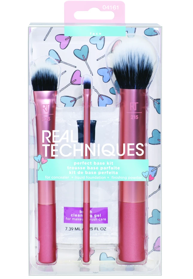 Real Techniques - Exclusive Love IRL Brush Kit - Perfect Base Kit For Blurring C - Bild 1 von 1