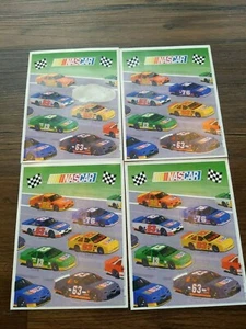 Vintage Hallmark Nascar Racing Cars Sticker Sheets Lot - Picture 1 of 2