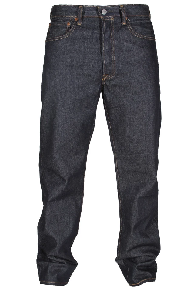 Levi's Mens 501 Rigid Blue Shrink to Fit Jeans 40 X 30 Straight Leg