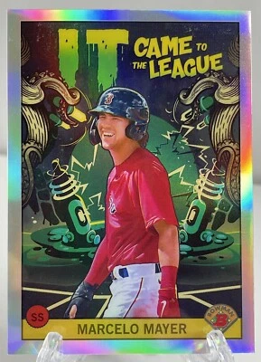 2022 Bowman Chrome Marcelo Mayer It Came To The League Insert #ICFL-3 Red Sox - Image 1 of 2