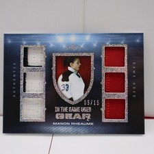 MANON RHEAUME 2022-23 Leaf ITGU In The Game Used Gear 6 Relics #5/15