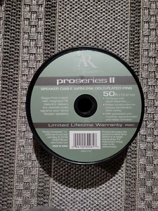 Acoustic Research 50ft 16ga Pro Series II Speaker Wire w/24K gold plated pins - Picture 1 of 3