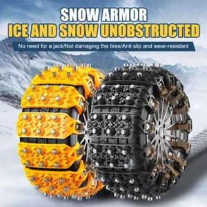 Wheel Tire Snow Anti-skid Chains For Car Truck Suv Emergency Winter Universal - Picture 1 of 27