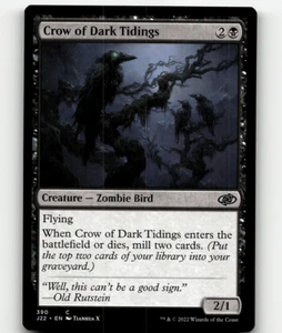 MTG Crow of Dark Tidings Jumpstart 2022 Common - Bild 1 von 1