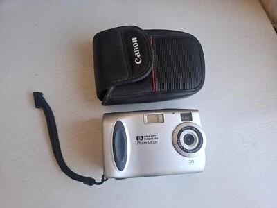 Vintage Retro Working HP PhotoSmart 215 1.3MP Digital Camera with 96 MB CF Card - Bild 1 von 4