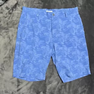 Peter Millar Herren vorne flach Golf Chino Performance 10" Shorts Größe 33 tarnfarben - Bild 1 von 3