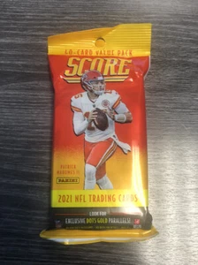 2021 Panini Score NFL Football 40 Card Value Cello Fat Pack Brand New Sealed - Bild 1 von 2