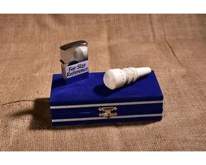 Chillum from Meerschaum, Meerschaum Chillum Pipe, Handmade Meerschaum Pipes - Imagen 1 de 12