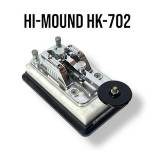 Hi-MOUND ELECTRO HK-702 Prosty telegraf Morse Klucz Naturalny marmur Cokół - Zdjęcie 1 z 6
