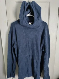 Patagonia Hoodie Mens Size Large Blue Pullover Hooded Drawstring New Without Tag - Picture 1 of 7