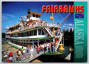 Postcard Sternwheeler Discovery III Tour Ship Tanana Chena Rivers Alaska - Picture 1 of 2