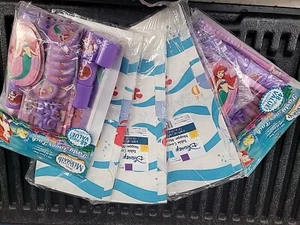 Disney Little Mermaid Party Kit 3 Tablecovers + 96 Pieces Favor Packs Birthday - Picture 1 of 6