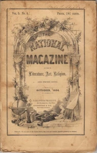 The National Magazine October 1854 Vol 5, No 4, Narratives on Christina Denomina - Picture 1 of 3