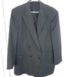 Christian Dior Blazer Mens 46R Double Breasted Luxury Career Business Interview - Picture 1 of 10